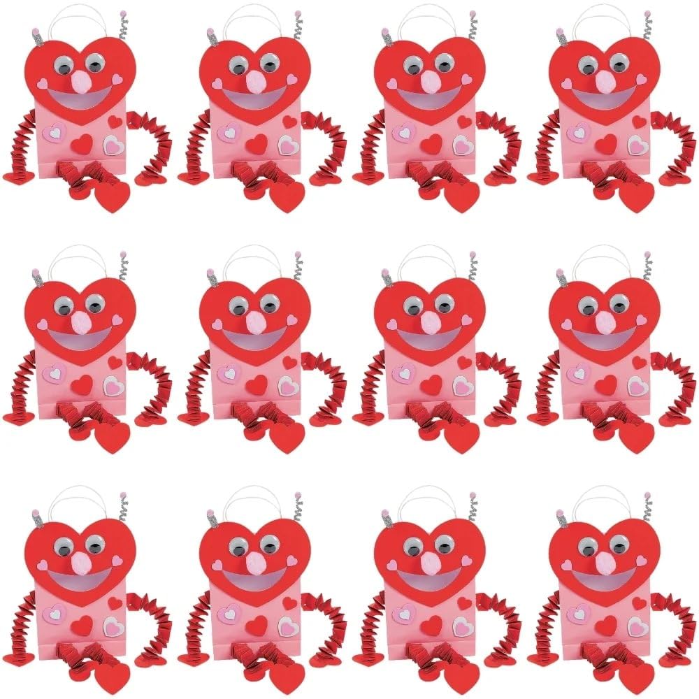 Amazon.com: Fun Express Luv Bug Valentine Card Holder Paper Bag